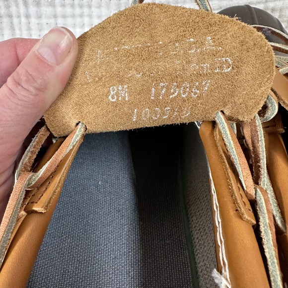 VTG LL Bean Bean Boots Brown Duck Shoes Women's Size 8M Made In USA RUN LARGE - Picture 8 of 10